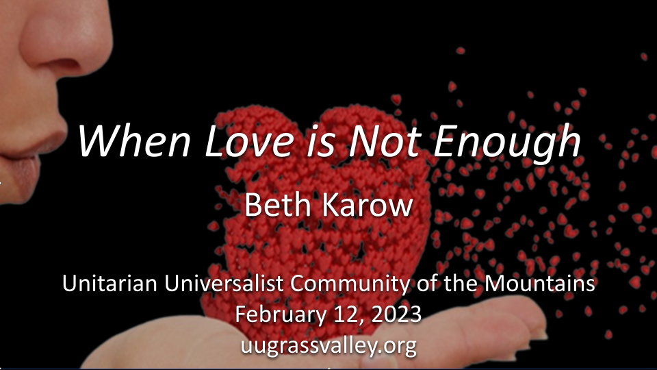 When Love is Not Enough – February 12, 2023