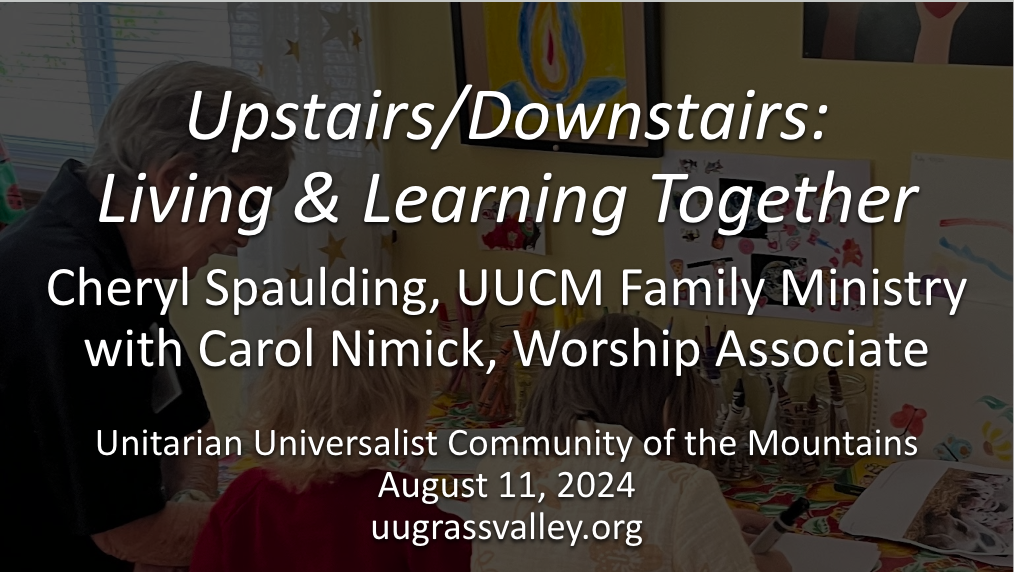 Upstairs/Downstairs: Living & Learning Together