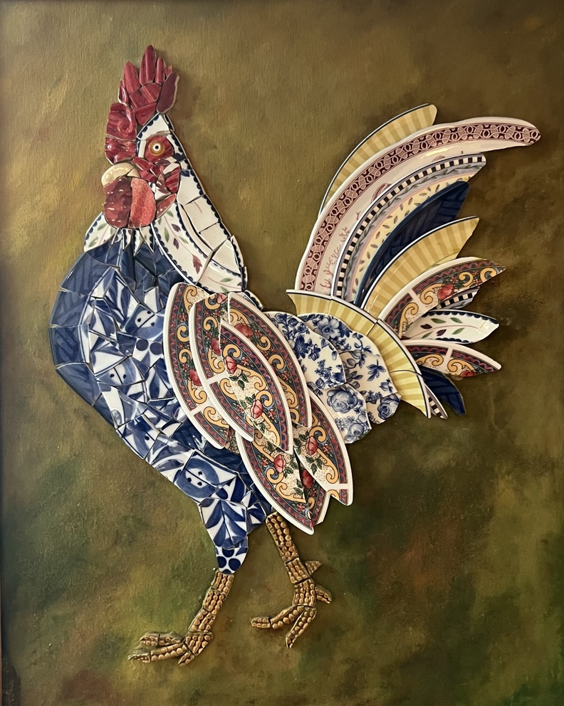 mosaic rooster